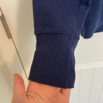 Champion EUC |  women’s navy blue‎ logo crewneck — small Photo 2