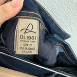 DL1961  Roxy Kick Flare Dark Blue Wash Denim Jean Women’s Size 27 Stretch Midrise Photo 7