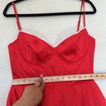House Of CB  size L Tall  Minimoiselle' Holly Red Satin Tulle‎ Mini dress Photo 10