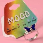 Adjustable Changing Color Butterfly Mood Ring Photo 0