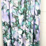 Tadashi Shoji Edith Printed Floral A-Line Dress Tea Midi Length Lilac NWT Size 8 Photo 9