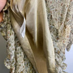 ByTimo | Sheer Floral Ruished‎ Dress Long Sleeve Small Green Photo 7