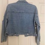 Boutique Cheetah Denim Jeans Jacket  Photo 2