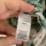 Andrew Marc Marc NY  Green/Cream Off Shoulder Top Photo 5