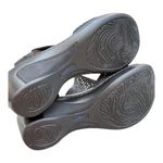 JBU By Jambu Sandals Womens 10 M Chloe Ankle Straps Gray Wedge Heels Laser Cut Black Photo 5