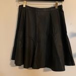 Joie  Lambskin Leather Mini Skirt - M Photo 2