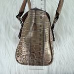 G by Guess Vintage Y2K Guess Logo Crocodile Embossed Handbag Purse Small Pale Gold 8x5x3 Photo 11