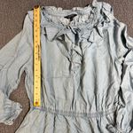 Lauren Ralph Lauren Women’s Twill Denim Ruffled Blue Dress Size 8 Photo 13