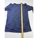 Lululemon long sleeve Ruffle Shoulder Details Top 8 Blue Space Dye Photo 2