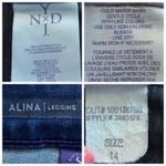 NYDJ Women’s Jeans Alina Legging Mid Rise Skinny Ankle Dark Wash Size 14 Plus Photo 6