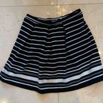 Max Studio  Striped Sz M Skirt Black White Gray Photo 0