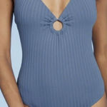 Kona Sol  Women's Wide Ribbed Ring Medium Coverage One Piece Swimsuit Photo 0