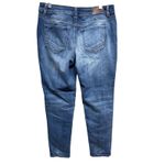 Maurice's Womens Blue Denim Jeans Size 7 8 Slim Fit Stretch Medium Wash Photo 1