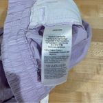 Madewell NWT Dolphin Hem Shorts Striped Lavender Purple Size XS Photo 3