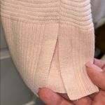 ANN TAYLOR FACTORY LIGHT PINK KNIT DRESS/TOP… RIBBED TEXTURE LONG SLEEVE SIZE XL Photo 6