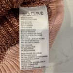 Intimately Free People Gold Coast Metallic Knit Bodysuit Womens XS Rose Gold Pink Photo 8