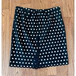 Loft black eyelet pencil skirt scalloped size 8 Photo 6