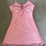 Nectar Clothing Geometric Print Cutout Dress Photo 0