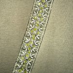 Venezia Green Embellished Tie Front Cardigan Blouse Size 14 Photo 2