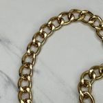 Cream Woven Gold Tone Metal Chain Link Belt One Size ✨ Photo 10