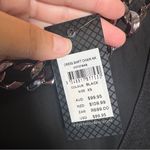 City Chic  Black Long Sleeve Mini Dress Womens 14 Sheer Chain Whimsigoth Formal Photo 3