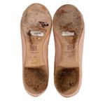 Escada Ballet Flats Pale Pink 36 Gold Tone Hardware Italy Size 6 Photo 7