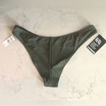 EXPRESS | High Cut Cheeky Olive Green Bikini Bottoms Photo 1