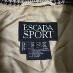 Escada Sport Plaid Blazer Jacket‎ Women's Size 40 Gray Checkered Career Photo 5