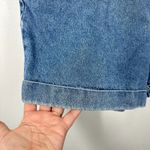 Calvin Klein Vintage Denim Mom Shorts Womens Size 16 Blue Medium Wash Cuffed USA Photo 1