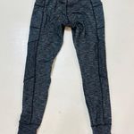 Athleta EXCURSION Heathered Black Tight Leggings Sz S Photo 7