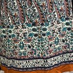 Vibrant paisley blue and orange tunic / M / Excellent condition Size M Photo 4