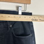 AGOLDE  ladies black fly button straight denim jeans size 25 Photo 5