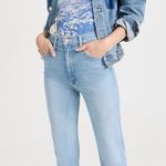 NWT MOTHER Denim High Waisted Rider Skimp Jeans in High Life wash Size 28 Blue Photo 0