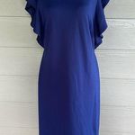 H by Halston Ponte Knit Flutter Sleeve Dress Photo 0