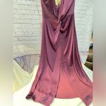 ZARA  Satin effect knotted slip dress size medium Photo 3