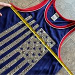 PINK - Victoria's Secret  Red, White, Blue American Flag Sequin Tank Top Medium USA Photo 7