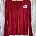 PINK - Victoria's Secret PINK Alabama Red Long Sleeve Tee Photo 0