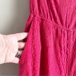 Lulus Sunlight Special Red Embroidered Strapless Jumpsuit, 100% Cotton, Size XS Photo 7