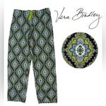 Vera Bradley Vers Bradley Medium Blue Green Pinwale Corduroy Pajama Drawstring lounge pants Photo 1