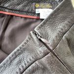 Loro Piana  Leather Pencil Skirt Size 44 Photo 2