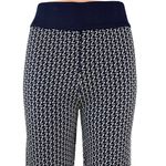 ZARA Knit Women's Black White Zigzag Print High Rise Sweater Casual Pants Size M Photo 3