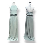 Show Me Your Mumu  Dress Small Heather Halter Sage Crisp Wedding Resort Beach Photo 1