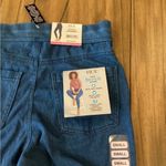 Hue  Stretch Pull On Denim yoga stretch Leggings Size 4-6 SMALL nwt medium wash Photo 1