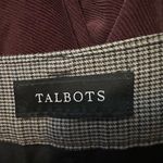Talbots Houndstooth Print Newport Trouser Pants Size 16 Petite Photo 3