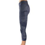 Lululemon Speed Up Women's Blue Striped Crop Yoga Athletic Leggings Pants Size 6 Photo 1