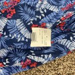 Villager NWT Vintage Sport womens dress blue floral M 80s Photo 4