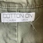 Cotton On Women's Green Utility Jacket Size Medium Photo 4