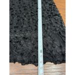 Notations Black Ruffle Sparkle L Dress Short Sleeve Shimmer Party Cocktail Photo 9