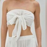 Nasty Gal CRINKLE TIE BANDEAU COVER UP TOP Photo 0