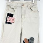 Sonoma  Womens Cottagecore Boho Heart Flower Patchwork Wide Leg Jeans Size‎ 25 Photo 2